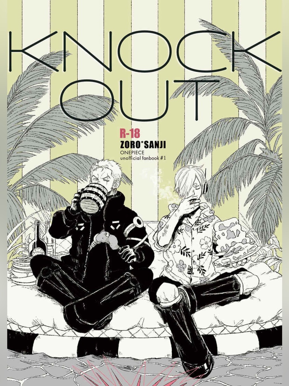 ZoroSan ZoSan Zoro x Sanji Yaoi BL Manga Doujinshi Knock Out